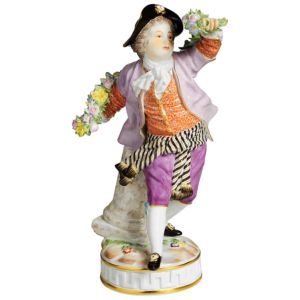 Boy With Garland of Flowers 16 cm