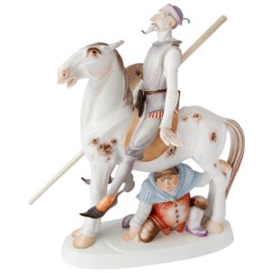 Don Quixote And Sancho Pansa 38 cm