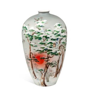 Vase „Winterstille“ 40 cm