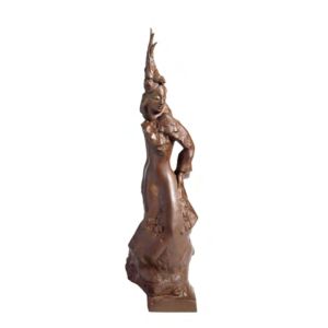 Dancing model, Red fine stonewareimited Master- piece 41 cm 