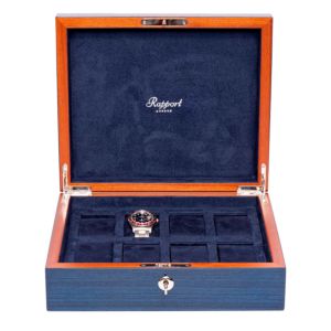 Heritage Chroma Eight Watch Box - Blue