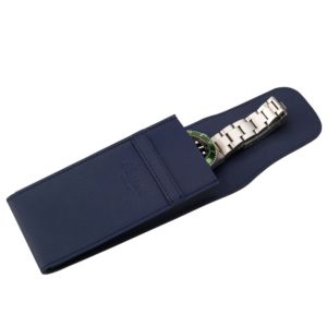Single watch pouch navy