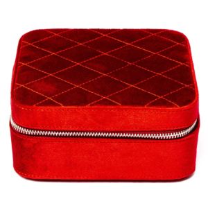 Red Velvet Jewellery Case