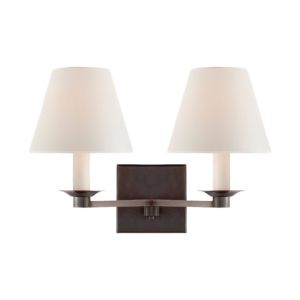 Evans wall light with double arm
