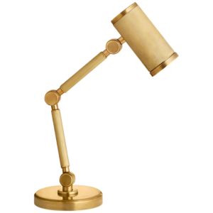 Barrett Mini Desk Lamp in Natural Brass