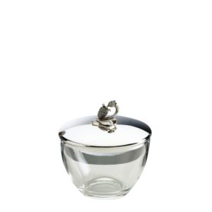 Marmeladendose „Himbeere“ Kristall, glatt  9 cm