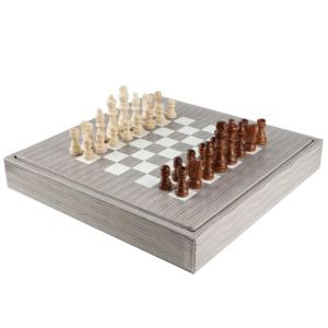 Mouse Grey Alligator Chess Set