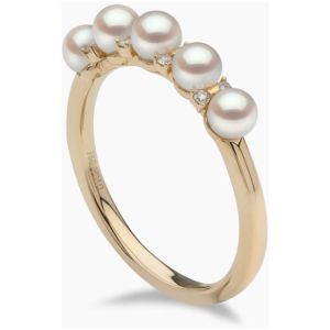 Eclipse 18K Gold Pearl and Diamond Ring