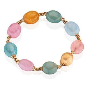 Multi-Color Aquamarine Bracelet