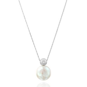White Diamond Pearl Necklace1