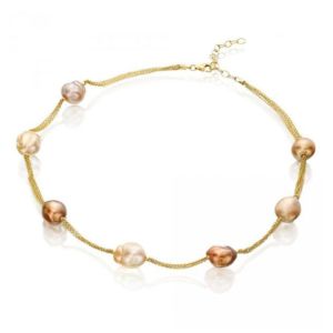 Baroque South Sea Pearl & Gold Necklace