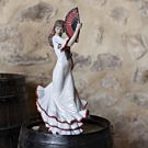Passion and Soul Flamenco Woman Figurine. 60th Anniversary. Red