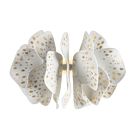 Nightbloom Wall Sconce. White & gold. (CE/UK)