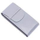 Hyde Park Leather Watch Pouch - Grey