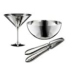 The martelé bar collection silver plated