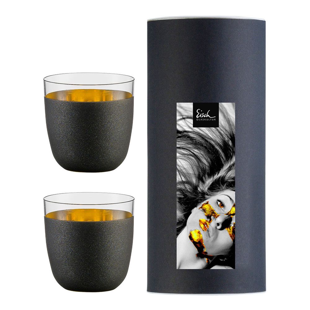 Champagne cup Cosmo gold - 2 pieces in gift tube