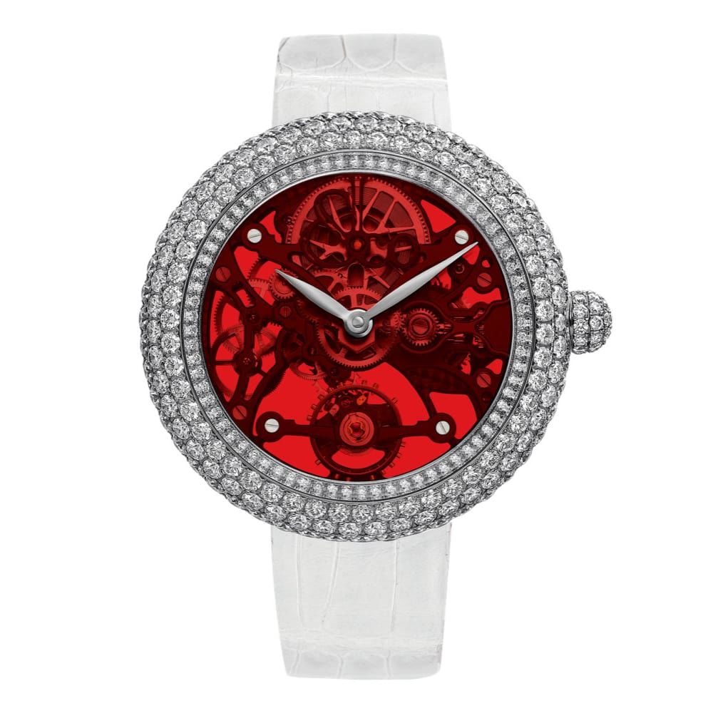Brilliant Skeleton Northern Lights Stainless Steel Red